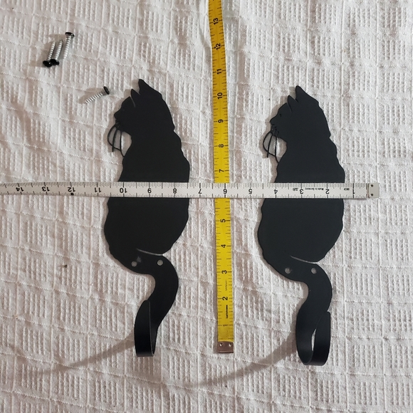 ENTHUSE DESIGN 2 pack black cat wall hooks - Picture 8 of 8